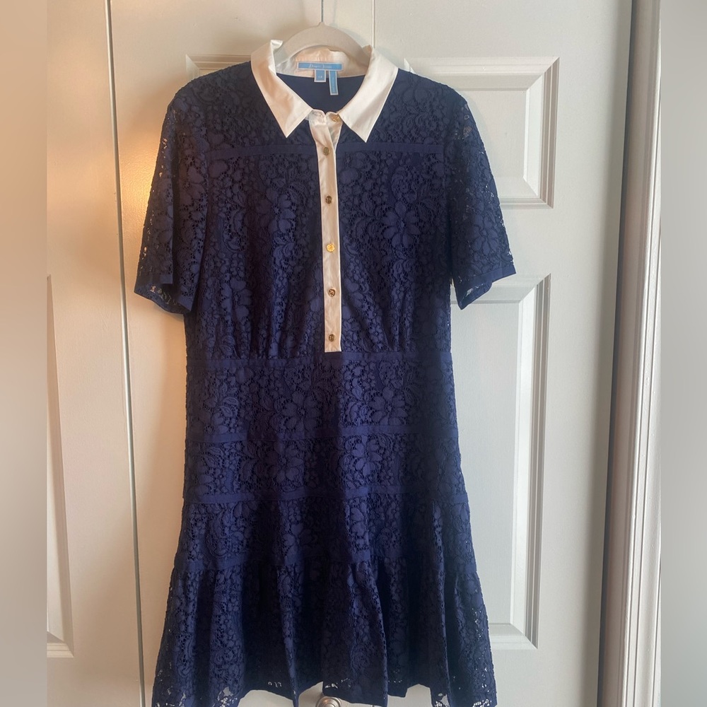 Draper James Meadow Navy Dress